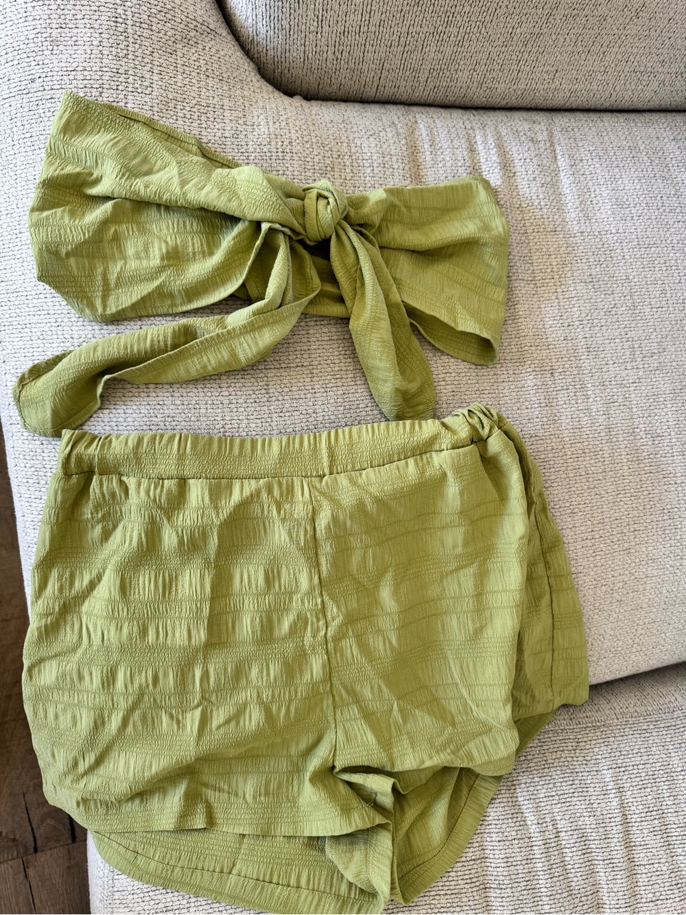Light Olive Beachy Two Piece